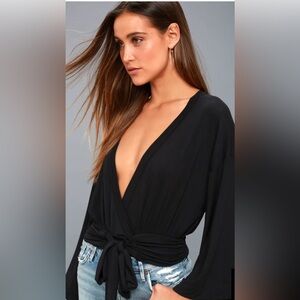 Free People That’s a Wrap Bell Sleeve Top